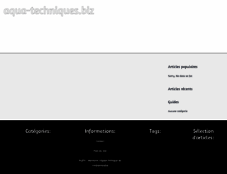 aqua-techniques.biz screenshot