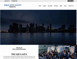 aquaazulyacht.com screenshot