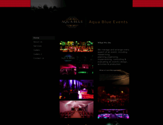 aquablue-events.com screenshot