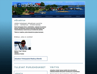 aquablue.fi screenshot