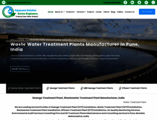aquacaresee.co.in screenshot