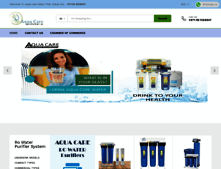 aquacareuae.com screenshot