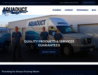 aquaductplumbingservices.com screenshot