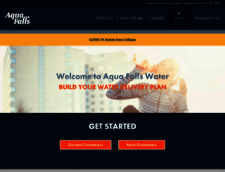 aquafallswater.com screenshot