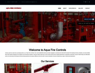 aquafirecontrols.co.in screenshot