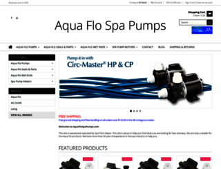 aquaflospapumps.com screenshot