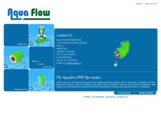 aquaflow.in screenshot
