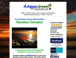 aquagreendispositions.com screenshot