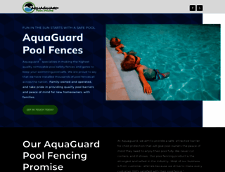 aquaguardfences.com screenshot