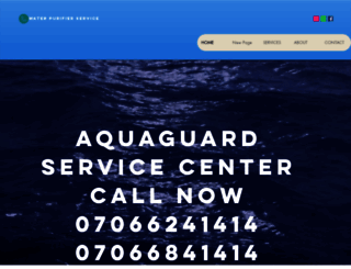 aquaguradservicecenter.com screenshot