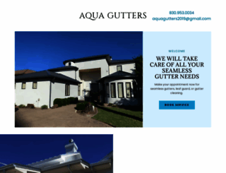 aquagutters.com screenshot
