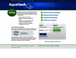 aquahawk.us screenshot