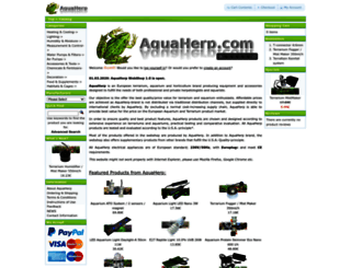 aquaherp.com screenshot