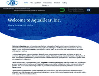 aquaklear.com screenshot
