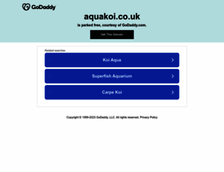 aquakoiaquatics.com screenshot