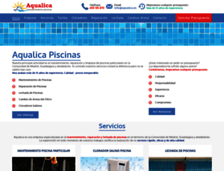 aqualica.es screenshot