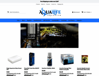 aqualifeaquarium.com.au screenshot