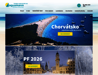 aquamarin.sk screenshot