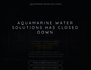 aquamarinewater.co.za screenshot