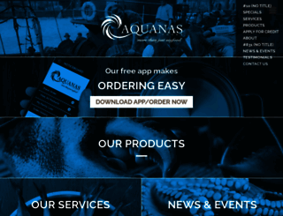 aquanas.com.au screenshot