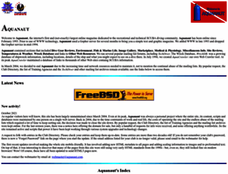 aquanaut.com screenshot