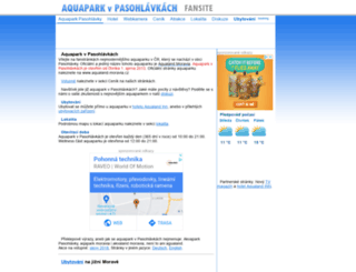 aquapark-pasohlavky.cz screenshot