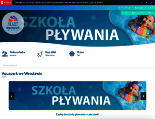 aquapark.wroc.pl screenshot
