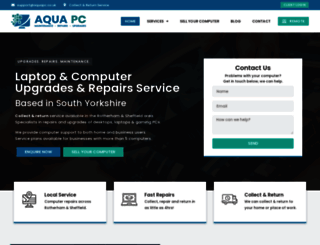 aquapc.co.uk screenshot