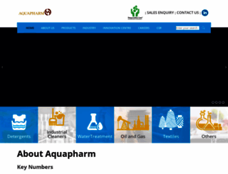 aquapharm-india.com screenshot