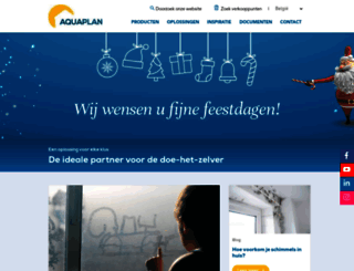 aquaplan.be screenshot