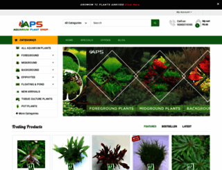aquaplantshop.com screenshot