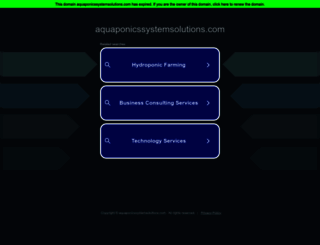 aquaponicssystemsolutions.com screenshot