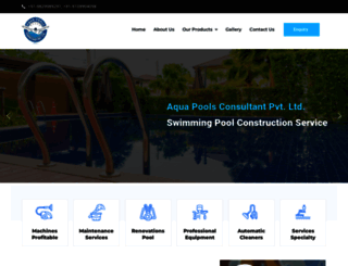 aquapools.in screenshot