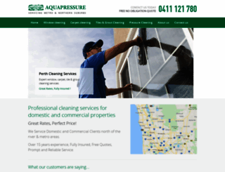 aquapressure.com.au screenshot