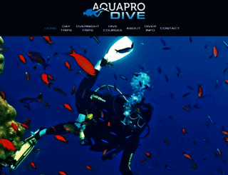 aquaprodive.com screenshot