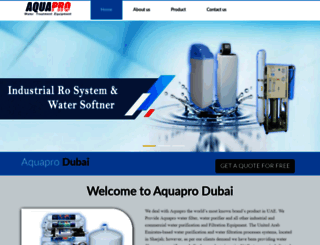 aquaprodubai.com screenshot