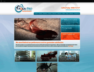 aquaproservices.com.au screenshot