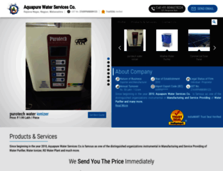 aquapurewaterservices.com screenshot