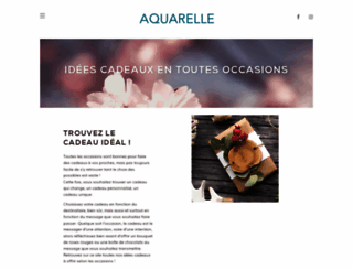 aquarelle-coffrets.com screenshot