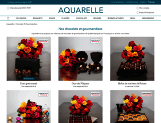 aquarelle-gourmand.com screenshot