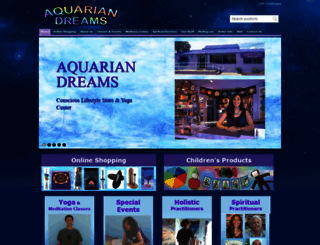 aquariandreams.com screenshot
