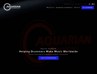 aquariandrumheads.com screenshot