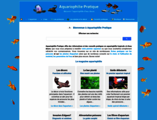 aquariophilie-pratique.net screenshot