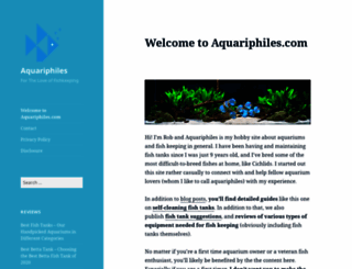 aquariphiles.com screenshot