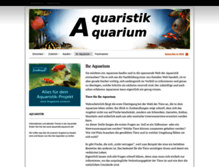 aquaristik-aquarium.de screenshot