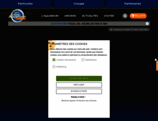 aquarium-st-malo.com screenshot