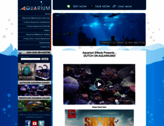 aquariumeffects.ca screenshot