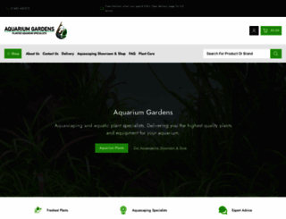 aquariumgardens.co.uk screenshot