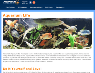 aquariumlife.net screenshot