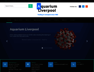 aquariumliverpool.co.uk screenshot